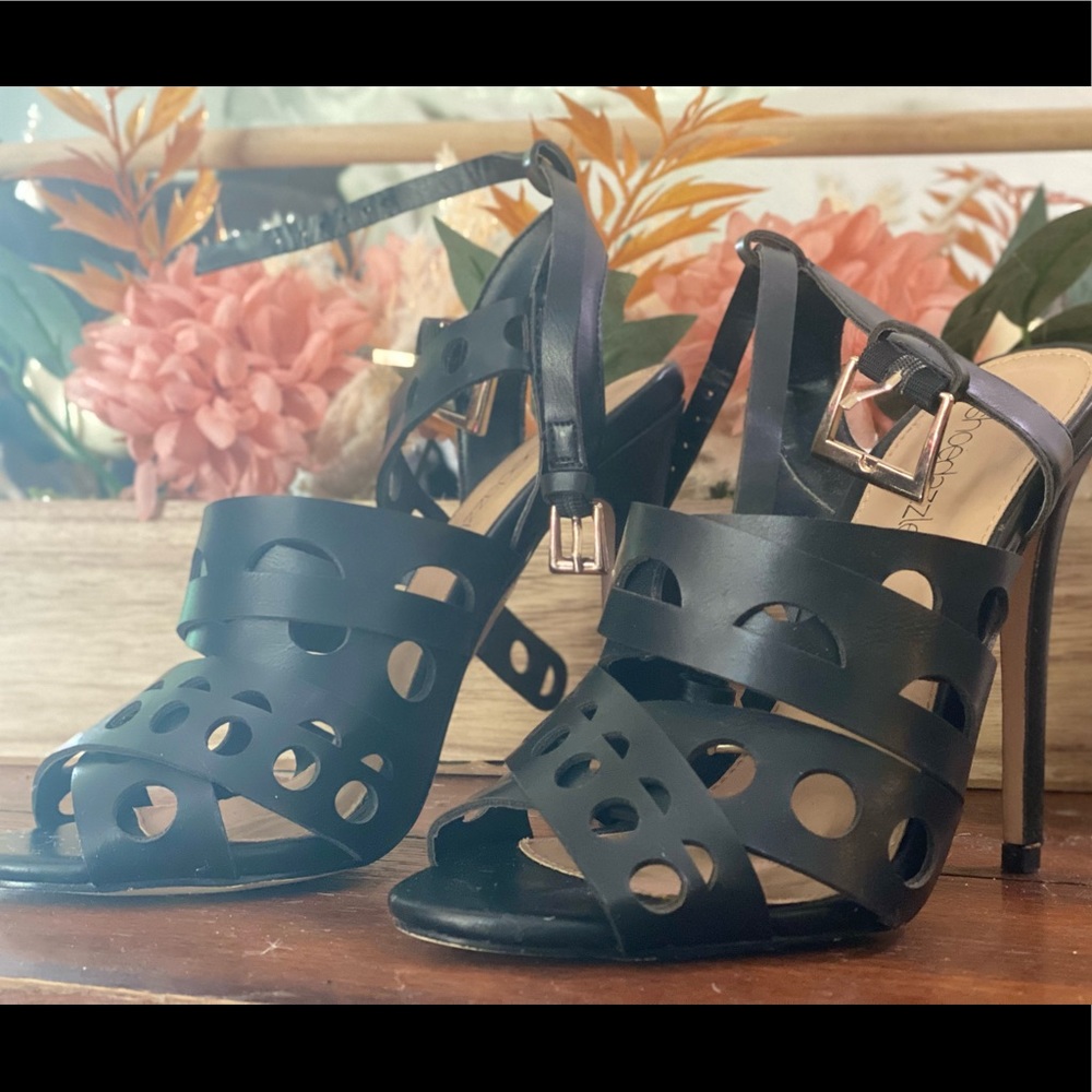 Ryanne Lasercut Stiletto Sandal